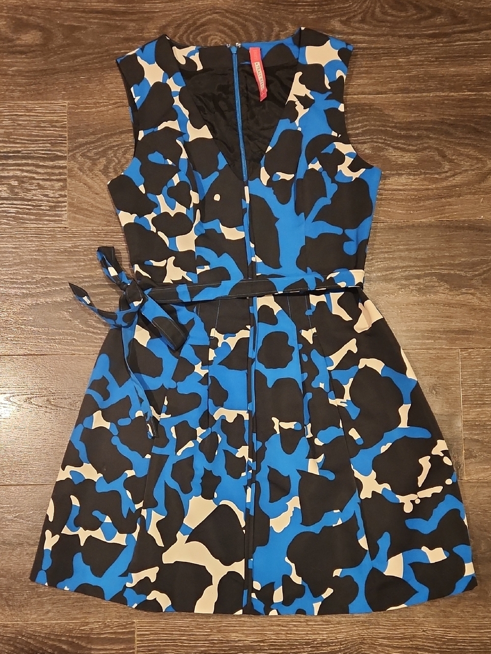 ❤️ NWOT! ANTHROPOLOGIE TRACY REESE  ASHLEY FIT & FLARE SLEEVELESS MINI DRESS - Picture 2 of 8